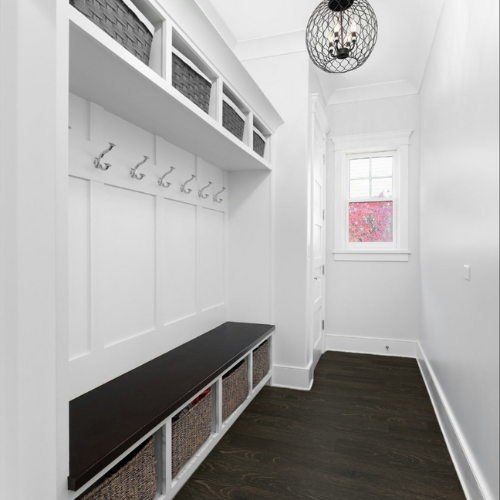 Hardwood flooring in home